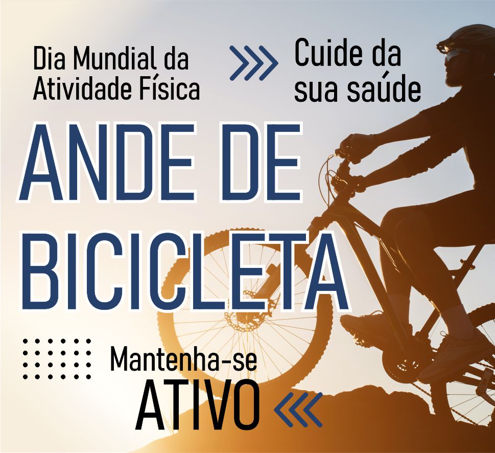 Dia mundial da atividade física - bicicleta banner 3