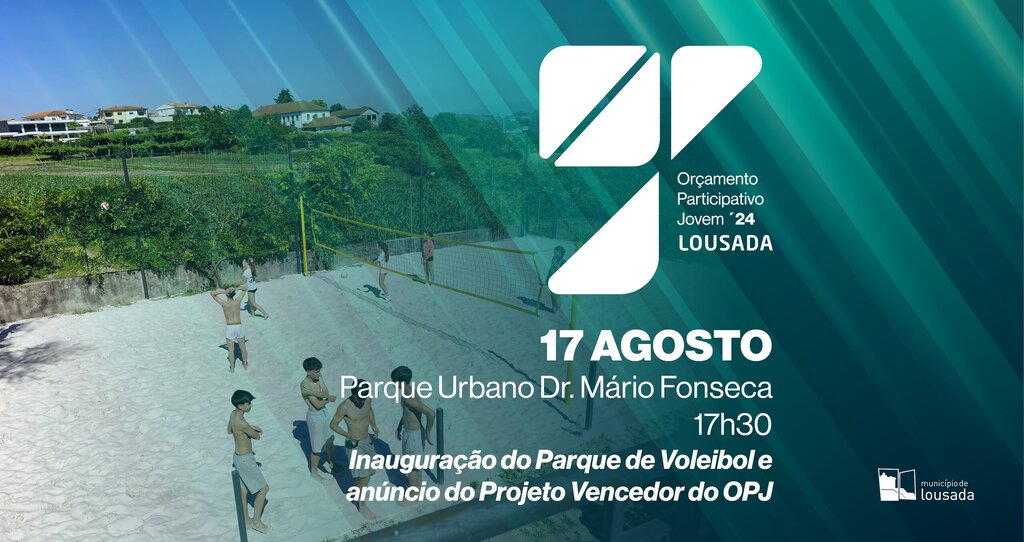 Inauguração do Parque de Voleibol e Apresentação do Vencedor do OPJ 2024