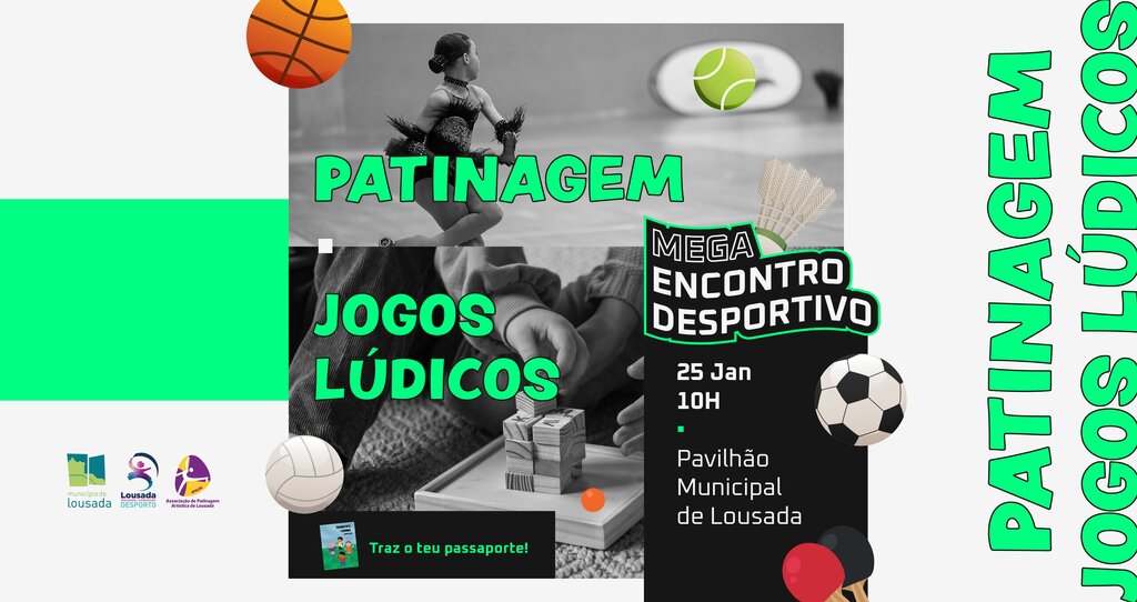 Mega Encontro Desportivo - Patinagem e Jogos Lúdicos