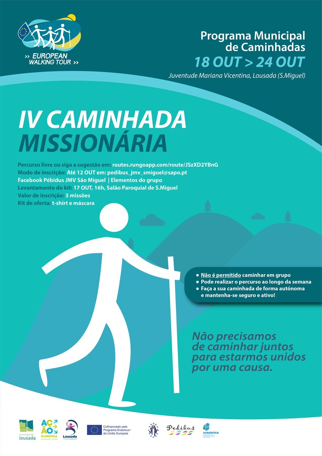 IV Caminhada Missionária - Juventude Mariana Vicentina, Lousada (S.Miguel)