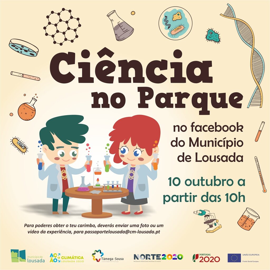 Ciência no Parque online no sábado