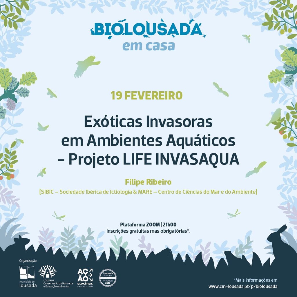 BioLousada em Casa - Guia Ibérico sobre Espécies Exóticas Invasoras Aquáticas