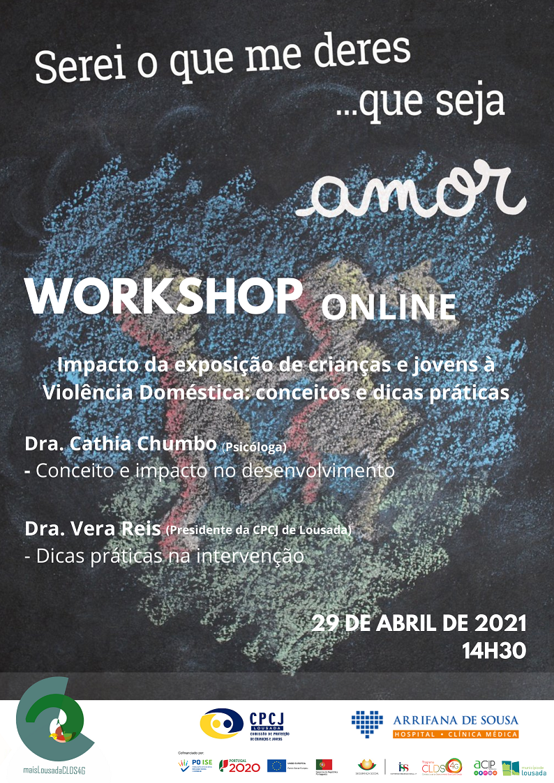 Workshop sobre crianças, jovens e violência doméstica
