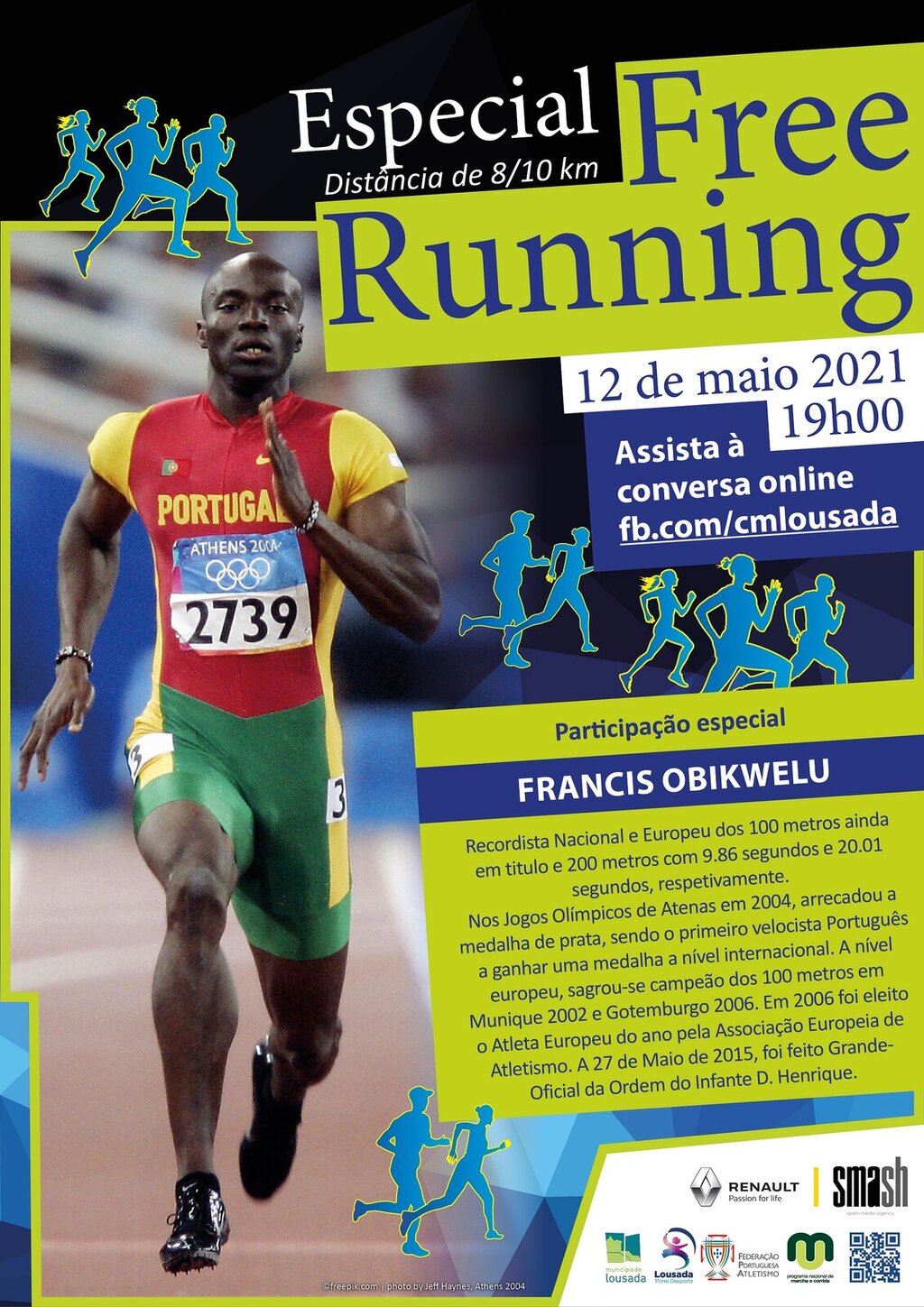 Francis Obikwelu em Lousada 