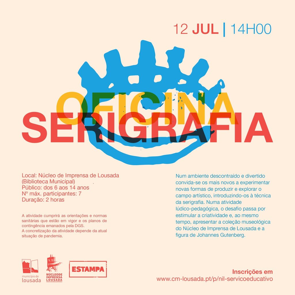 Oficina de Serigrafia - Férias no NIL
