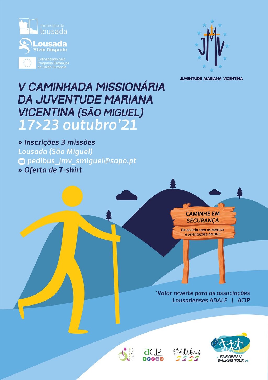 V Caminhada Missionária da Juventude Mariana Vicentina 
