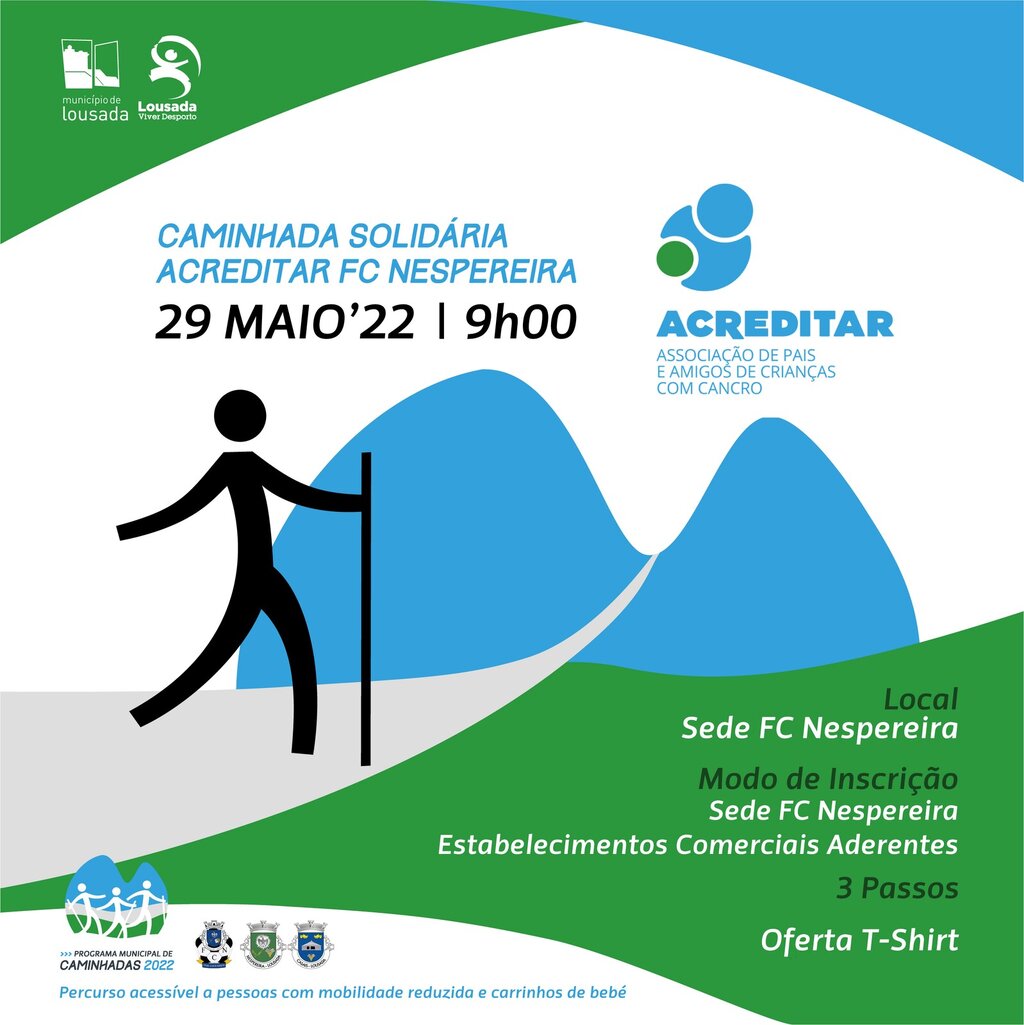 Caminhada Solidária Acreditar FC Nespereira