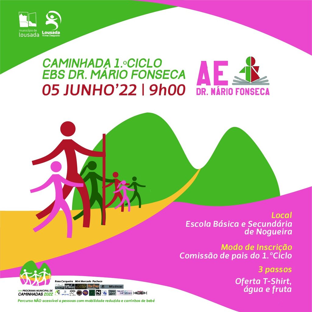 Caminhada 1.º Ciclo e EBS Dr. Mário Fonseca
