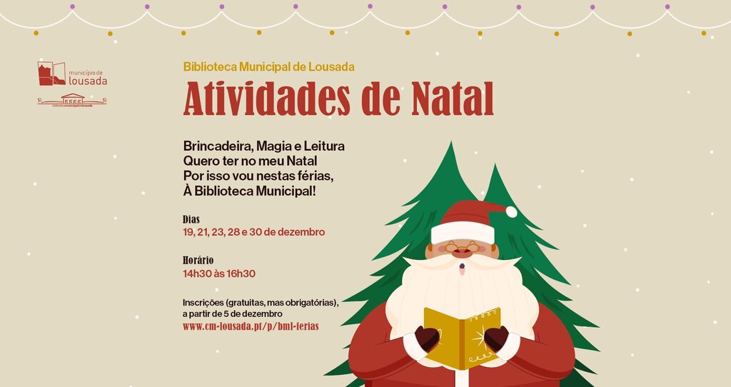 Atividades de Natal - Biblioteca Municipal