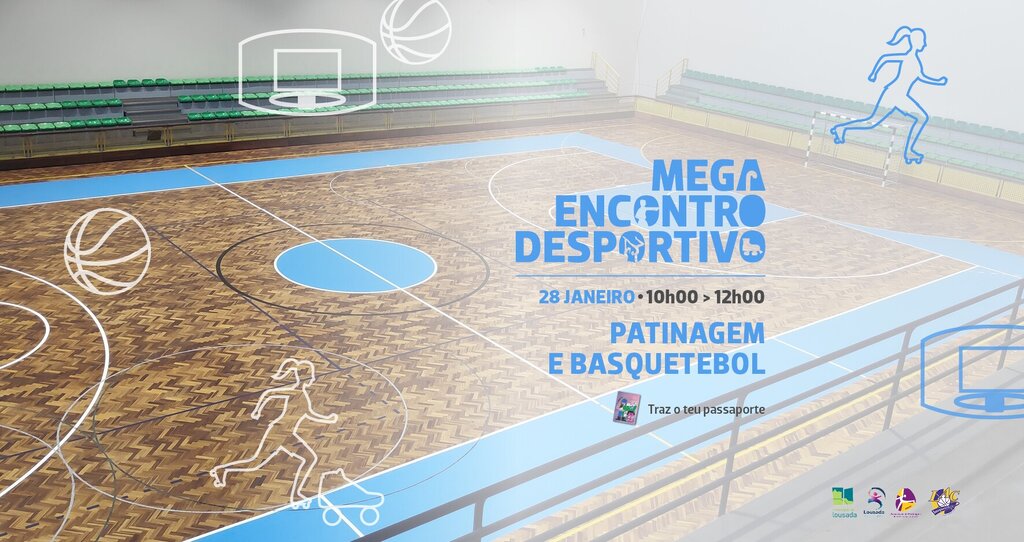 Mega Encontro Desportivo Patinagem e Basquetebol