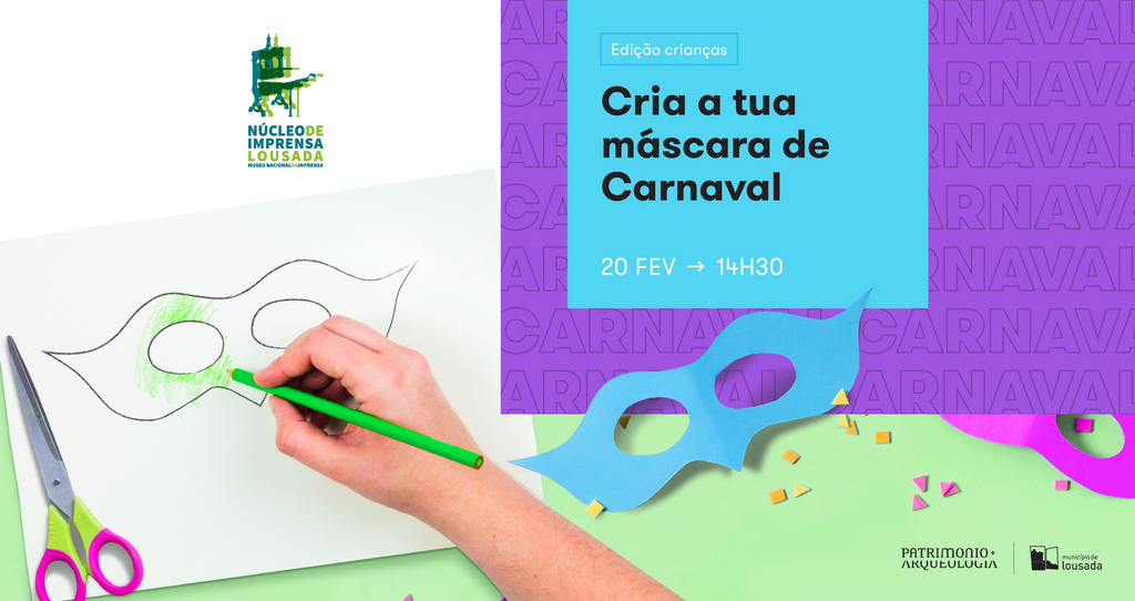 Cria a tua máscara de carnaval