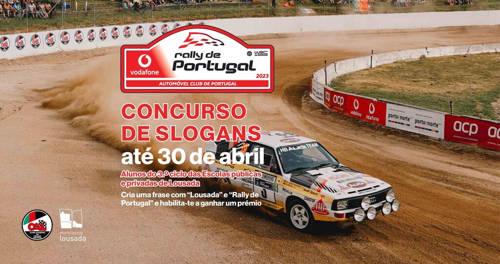 Concurso de Slogans - Rally de Portugal 2023