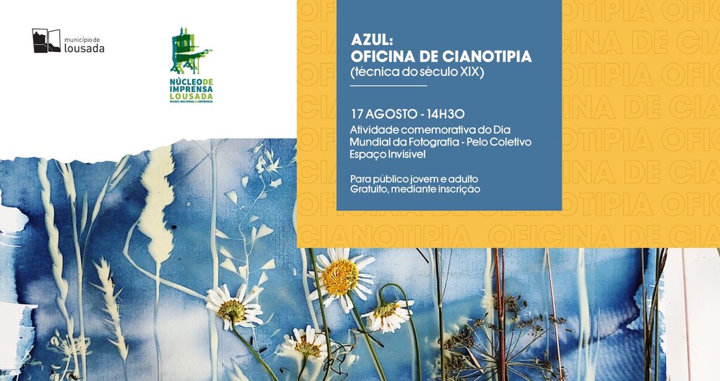 AZUL: Oficina de Cianotipia