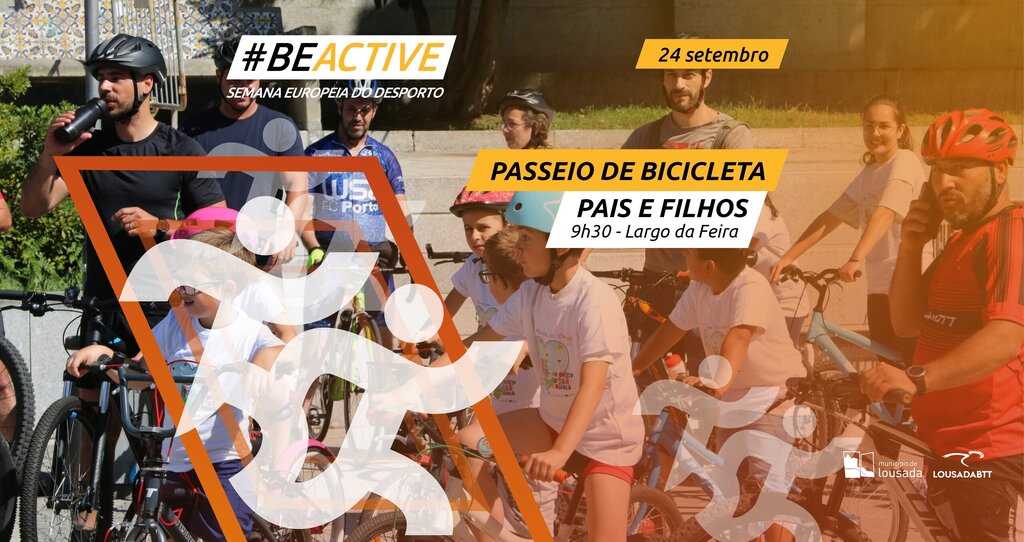 Passeio de Bicicleta Pais e Filhos
