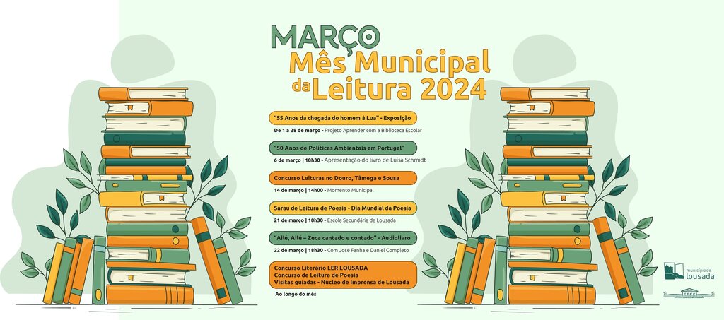 Março - Mês Municipal da Leitura 2024