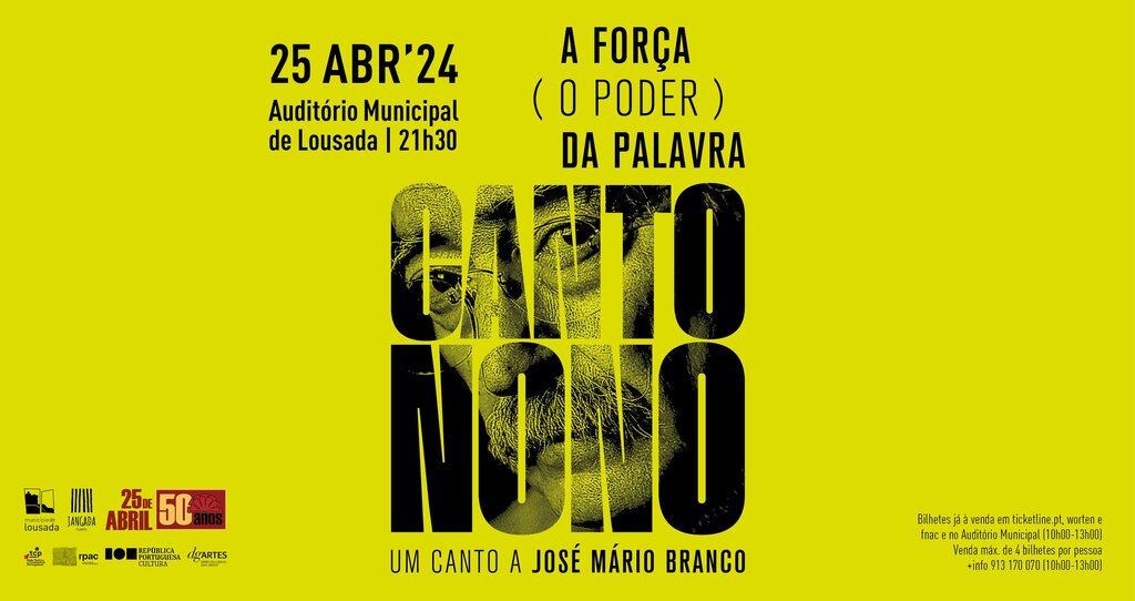 Canto Nono - Um canto a José Mário Branco