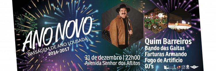 Ano Novo com música, farturas e fogo-de-artifício
