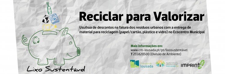 “Lixo Sustentável” dá descontos na fatura