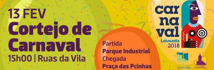 Carnaval em Lousada amanhã durante a tarde