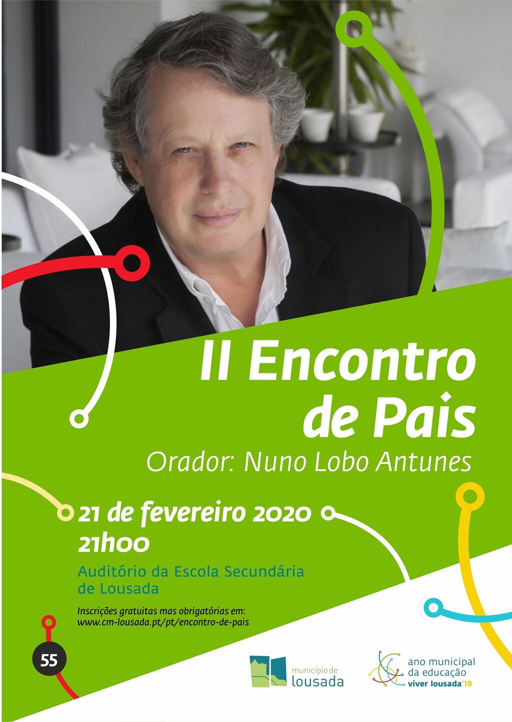 Inscrições para Encontro de Pais com o Dr. Nuno Lobo Antunes