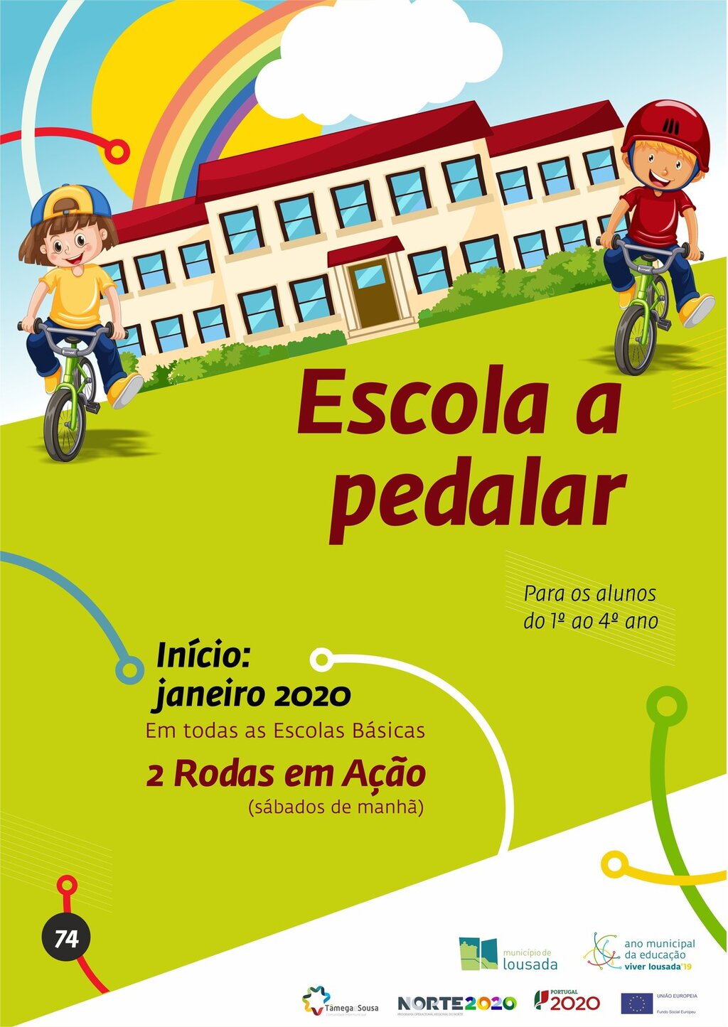 “Escola a Pedalar” já teve início nas escolas