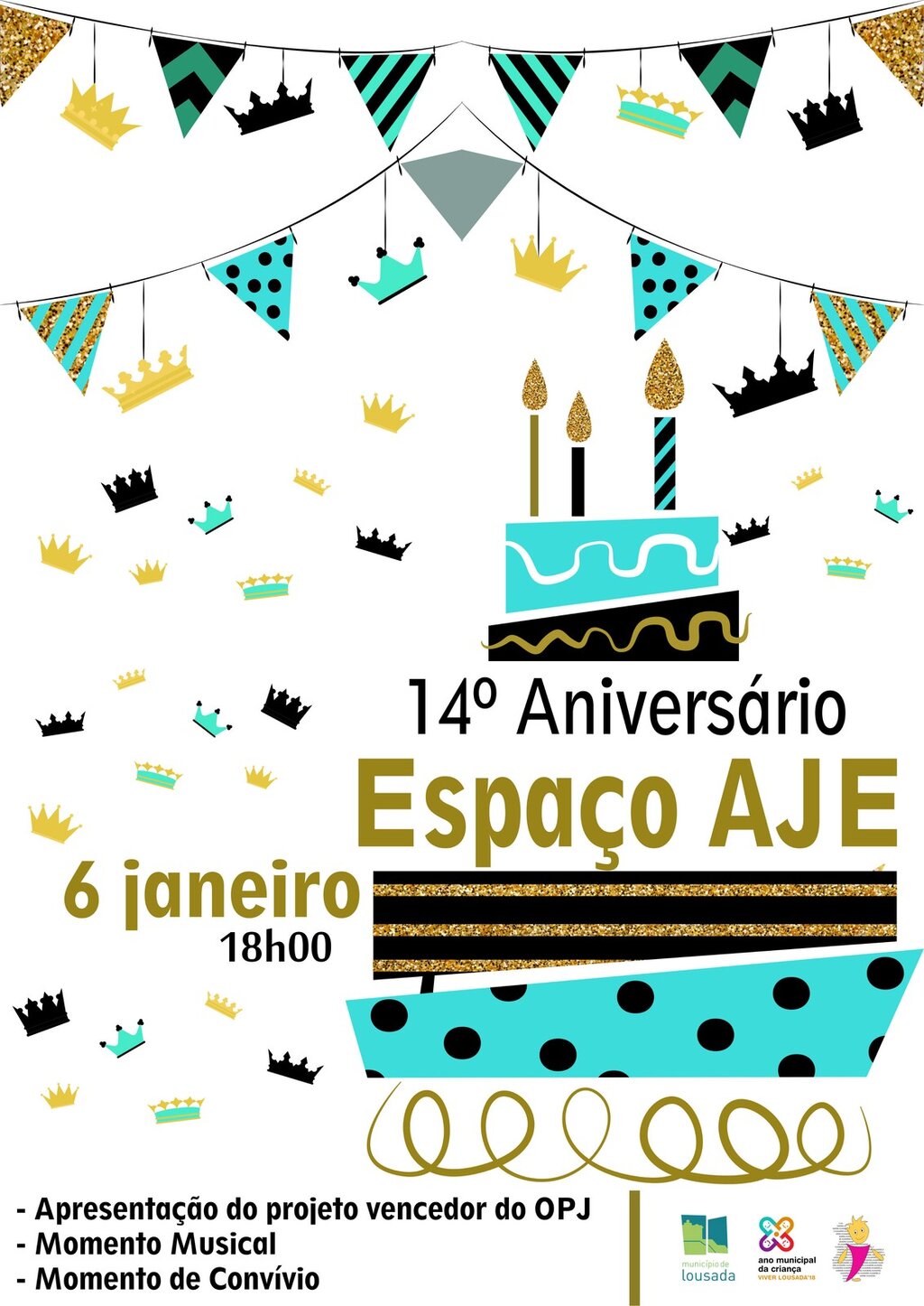 Aniversário AJE e apresentação do vencedor do OPJ