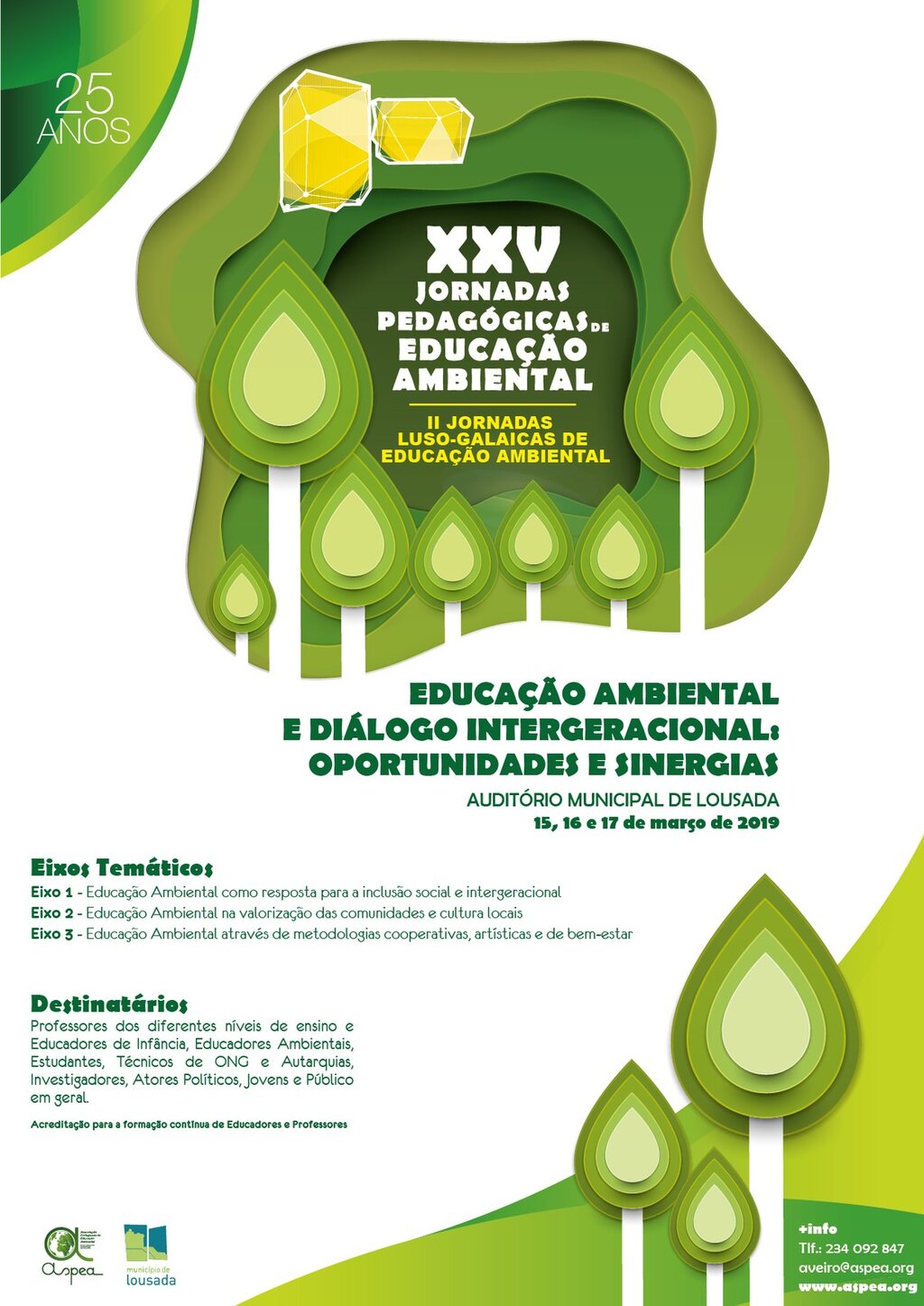 XXV Jornadas Nacionais de Educação Ambiental este ano em Lousada!