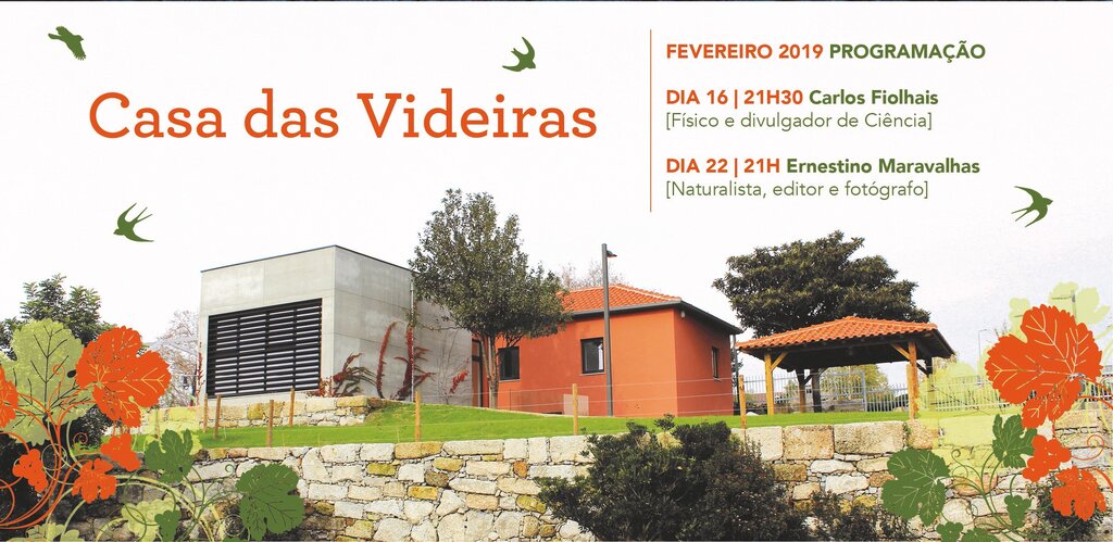 Carlos Fiolhais em palestra na Casa das Videiras