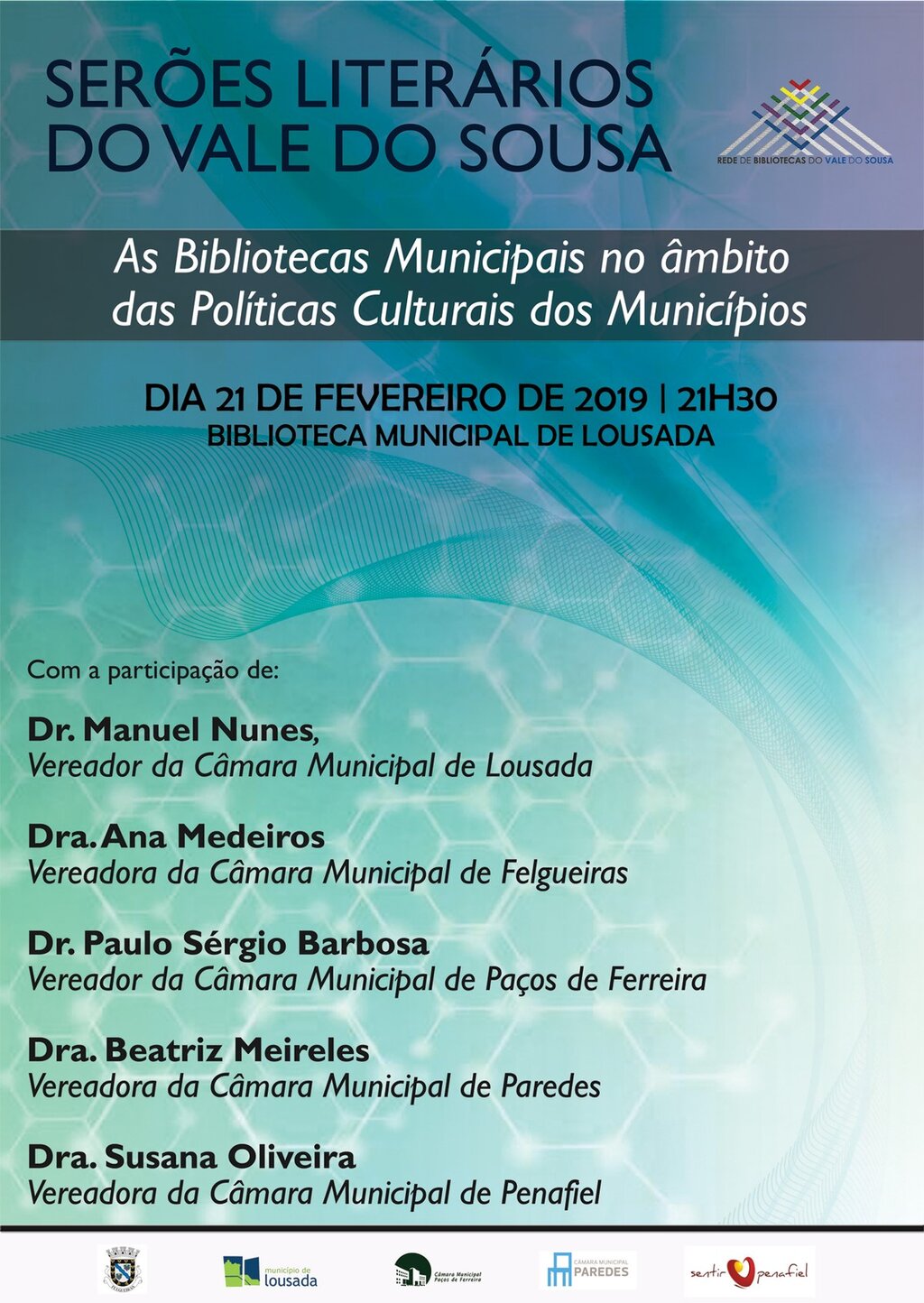 Rede de Bibliotecas do Vale do Sousa promove palestra