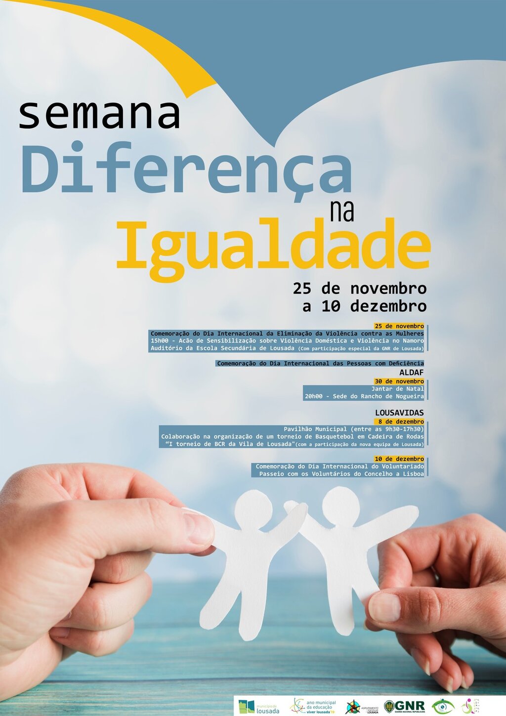 Município associa-se à Semana Diferença na Igualdade