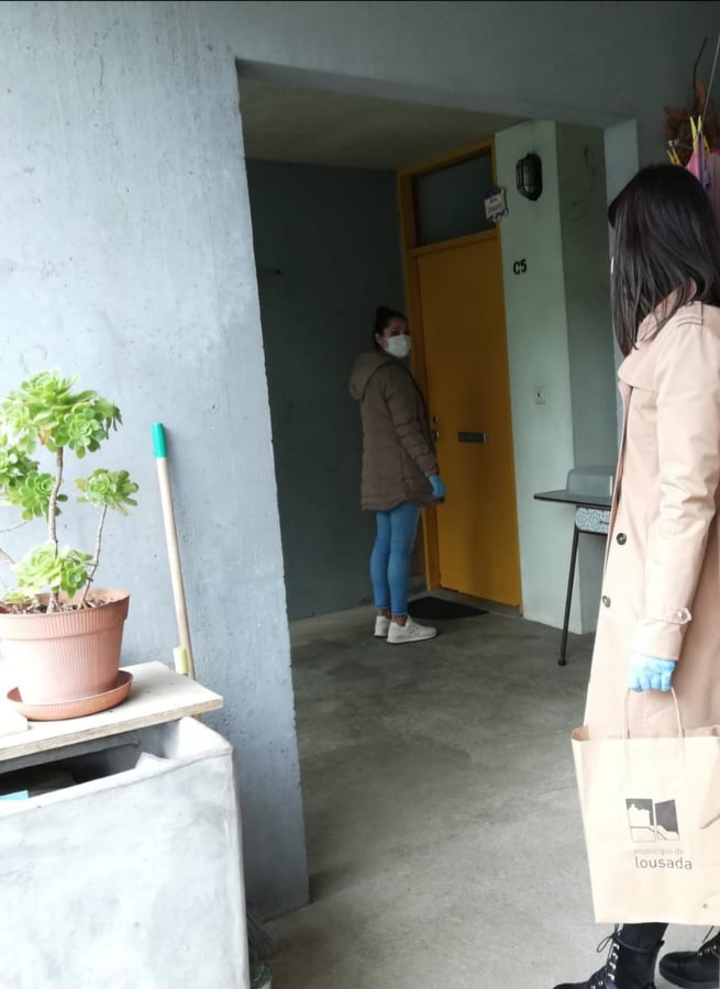 Entrega de máscaras no Bairro Dr. Abílio Moreira e Habitações Sociais
