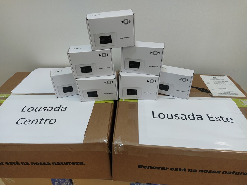 Entregues 120 routers de banda larga 4G