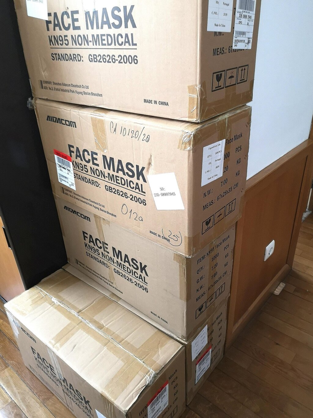 Município oferece mais 4 mil máscaras aos Bombeiros 