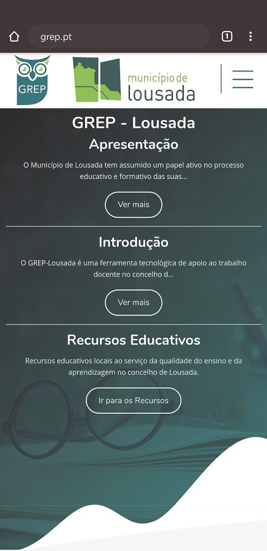 Atividades para alunos e GREP para docentes