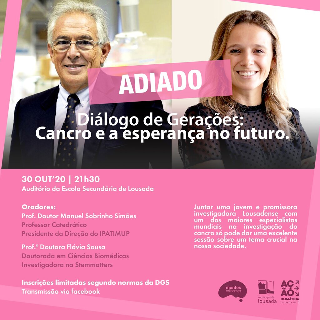 "Diálogo de Gerações" - Adiado 