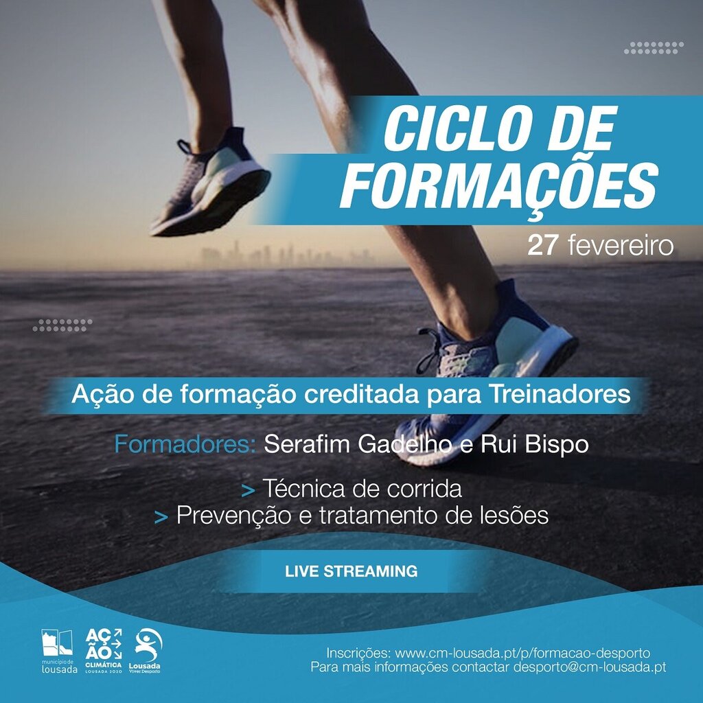 Formação sobre "Técnica de corrida e prevenção e tratamento de lesões"