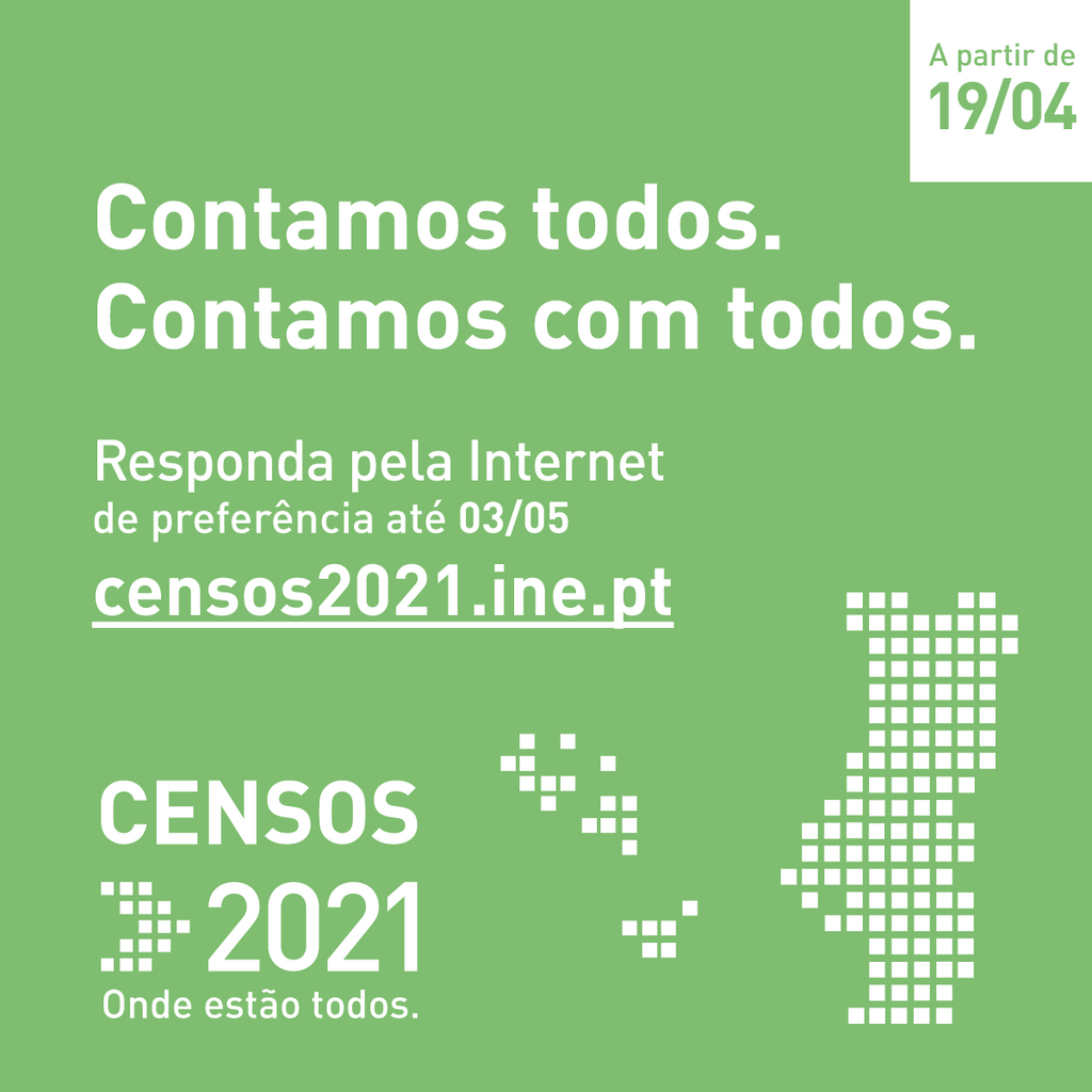 Censos 2021 estão a decorrer em todo o país
