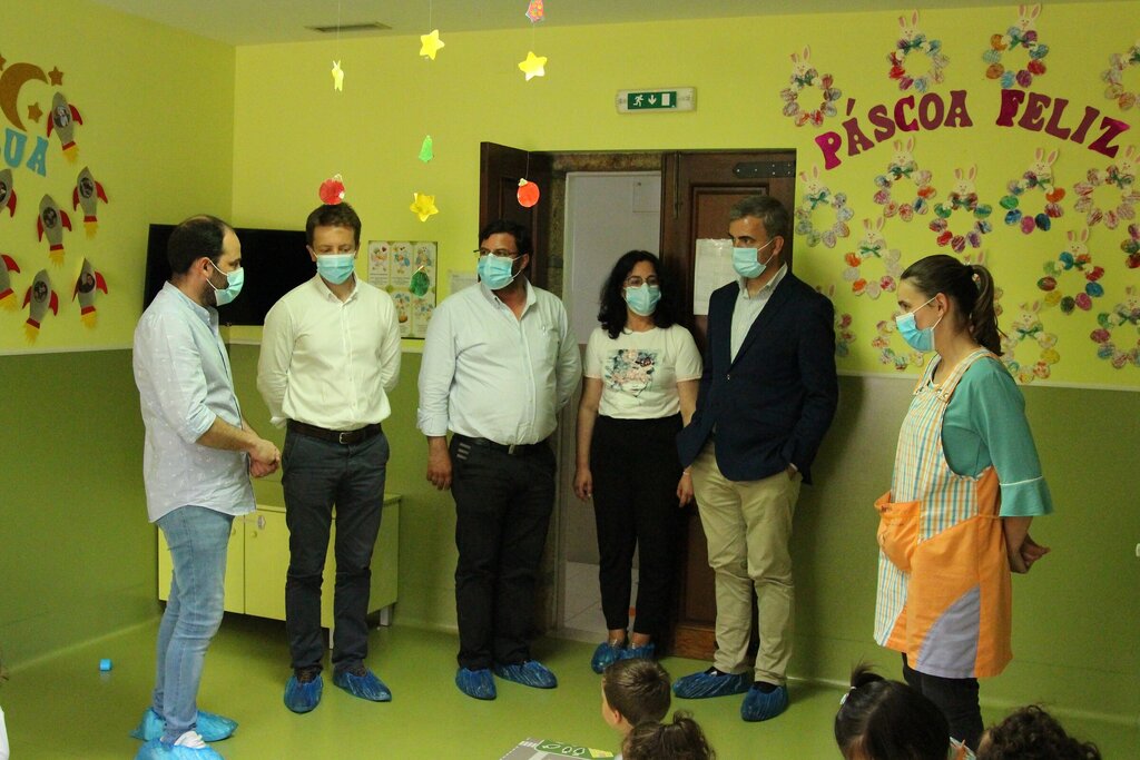 Visita ao Centro Social e Paroquial de Lustosa