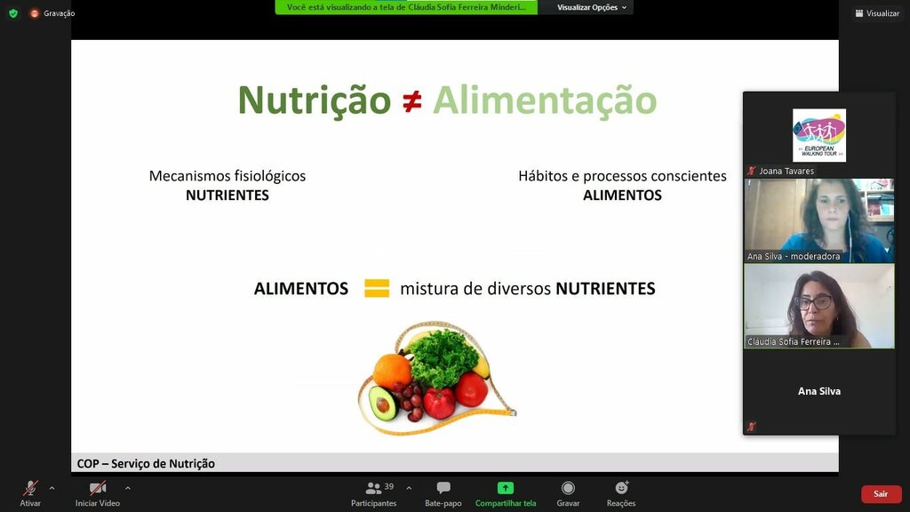 Ciclo de Formações abordou a nutrição