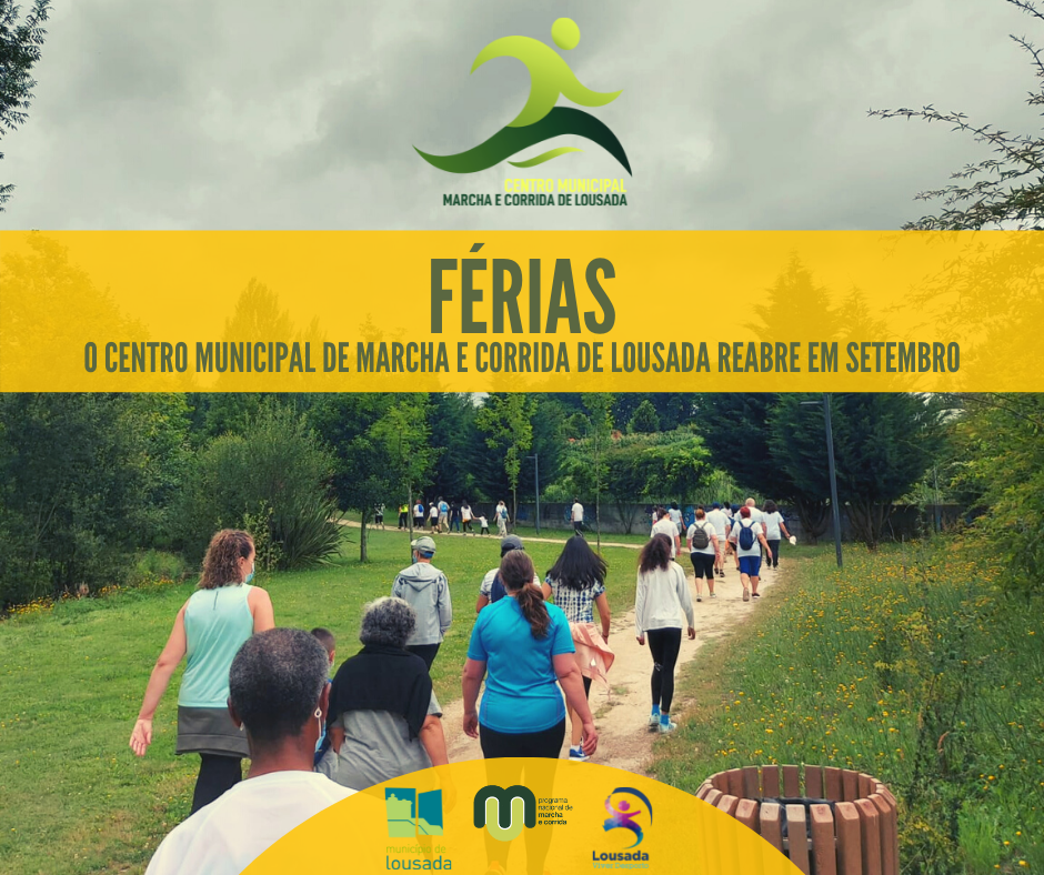Centro de Marcha e Corrida encerrado para férias