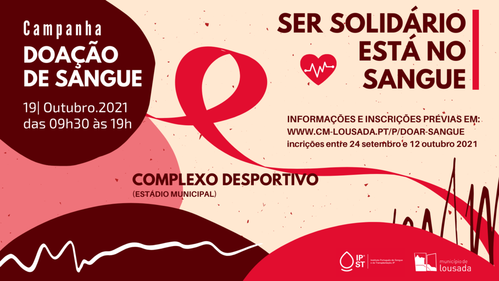 Doar sangue no dia 19 de outubro