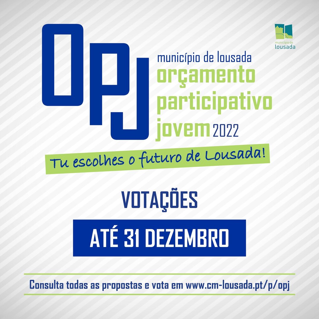 Votações abertas para OPJ até 31 de dezembro