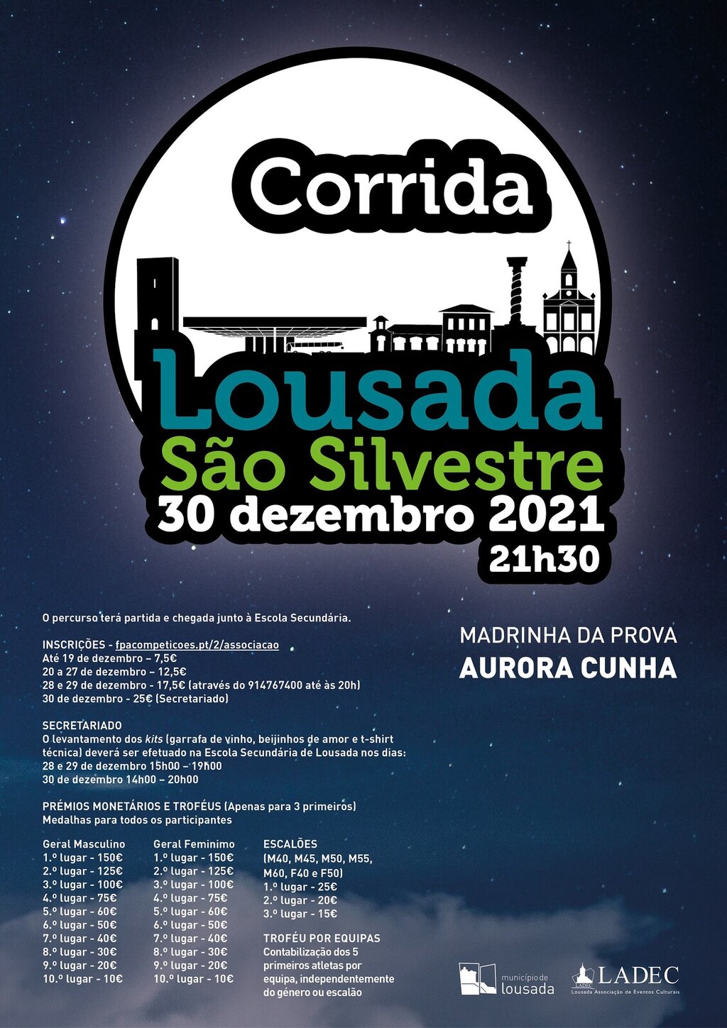 Corrida de S. Silvestre no dia 30 
