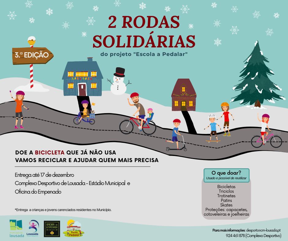 Campanha das “2 Rodas Solidárias”