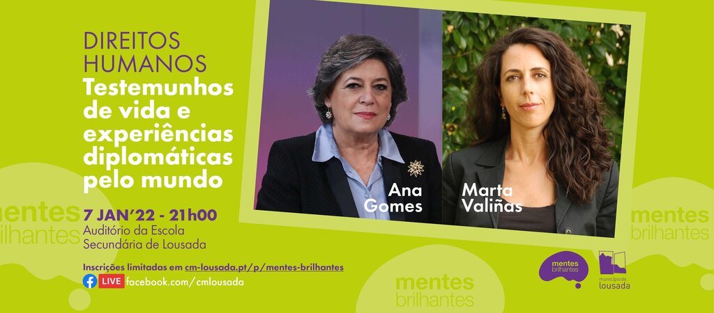 Ana Gomes e Marta Valiñas em Lousada