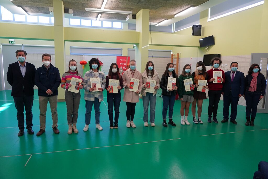 Alunos com diploma de Mandarim