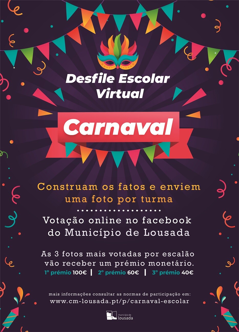 Desfile Escolar de Carnaval virtual
