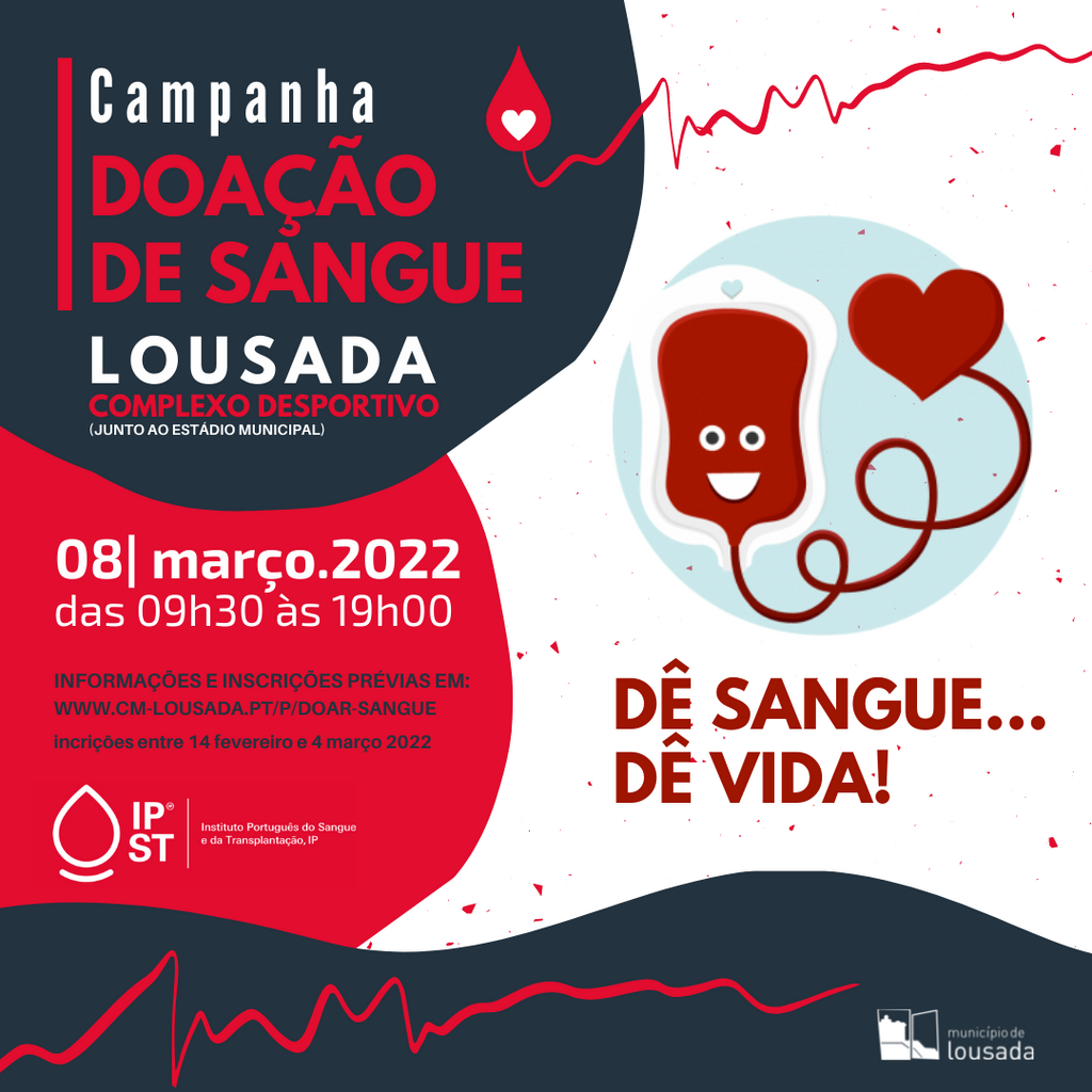 Inscrições até dia 4 para doar sangue
