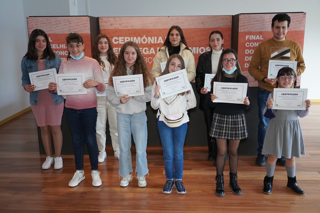 Vencedores da Final Concelhia do Concurso de Leitura e Poesia