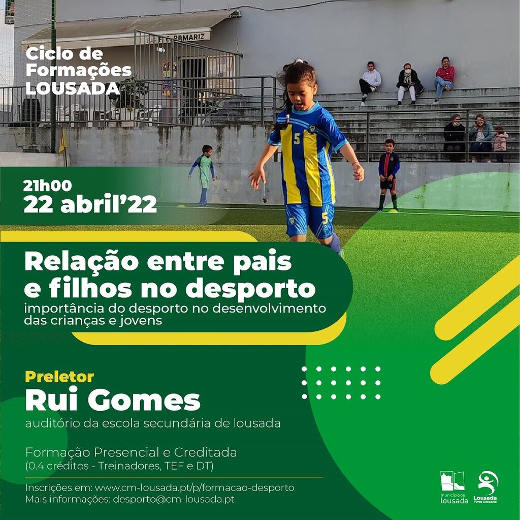 "Relações entre pais e filhos no desporto”